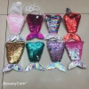 Coin purse, plush mermaid tail, mermaid sequined shoulder bag, coin purse, mermaid tail wallet, single-shoulder bag Item Picture